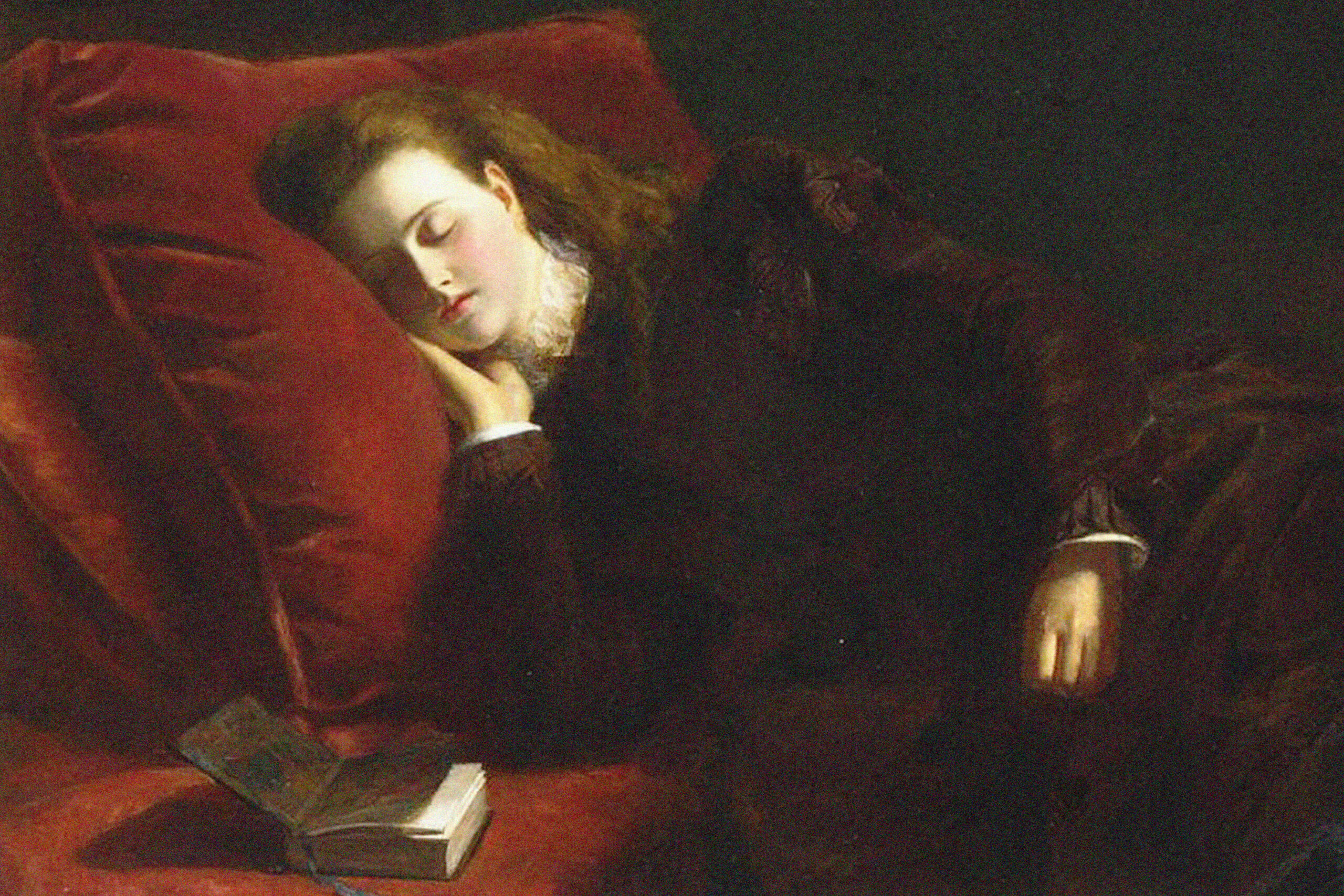 William Powell Frith, Sleep, 1872. Huile sur toile, 86.5  ×  111 cm