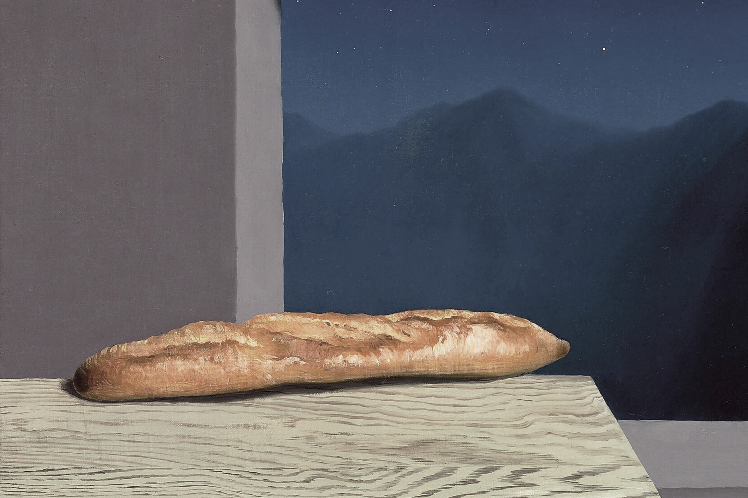  L'avenir, huile sur toile de René Magritte, 1936.